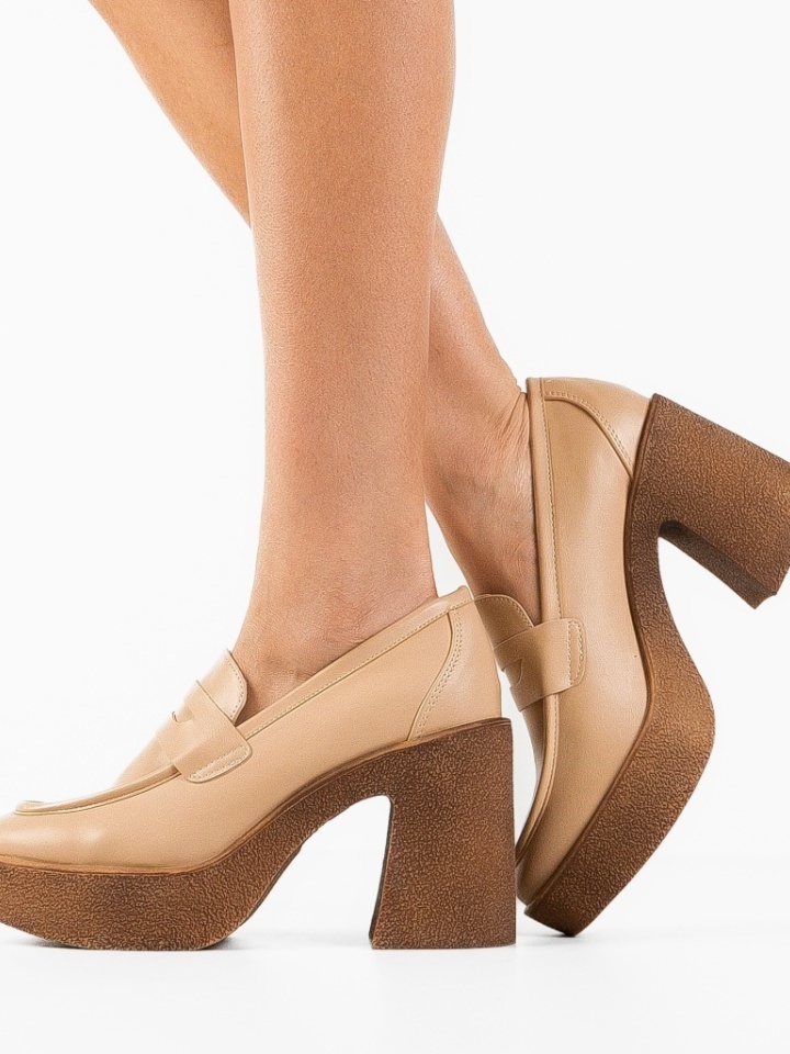 Scarpe da donna Beige Socheat - Img 1