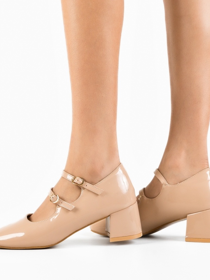 Scarpe da donna Beige Vilizi - Img 2