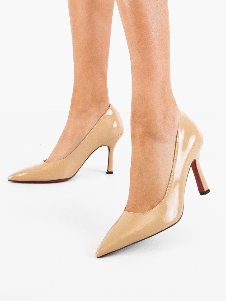 Scarpe da donna Beige Vobka - Img 3