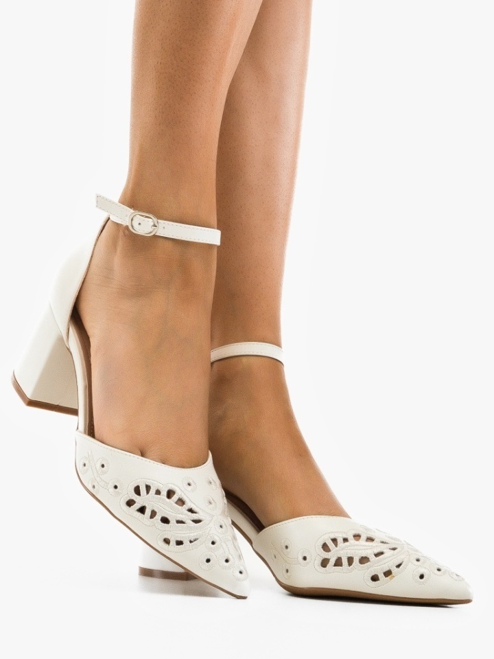 Scarpe da donna Bianche Hahey - Img 2