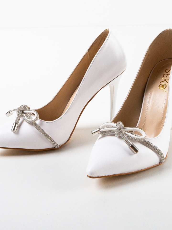 Scarpe da donna Bianche Kroba - Img 11