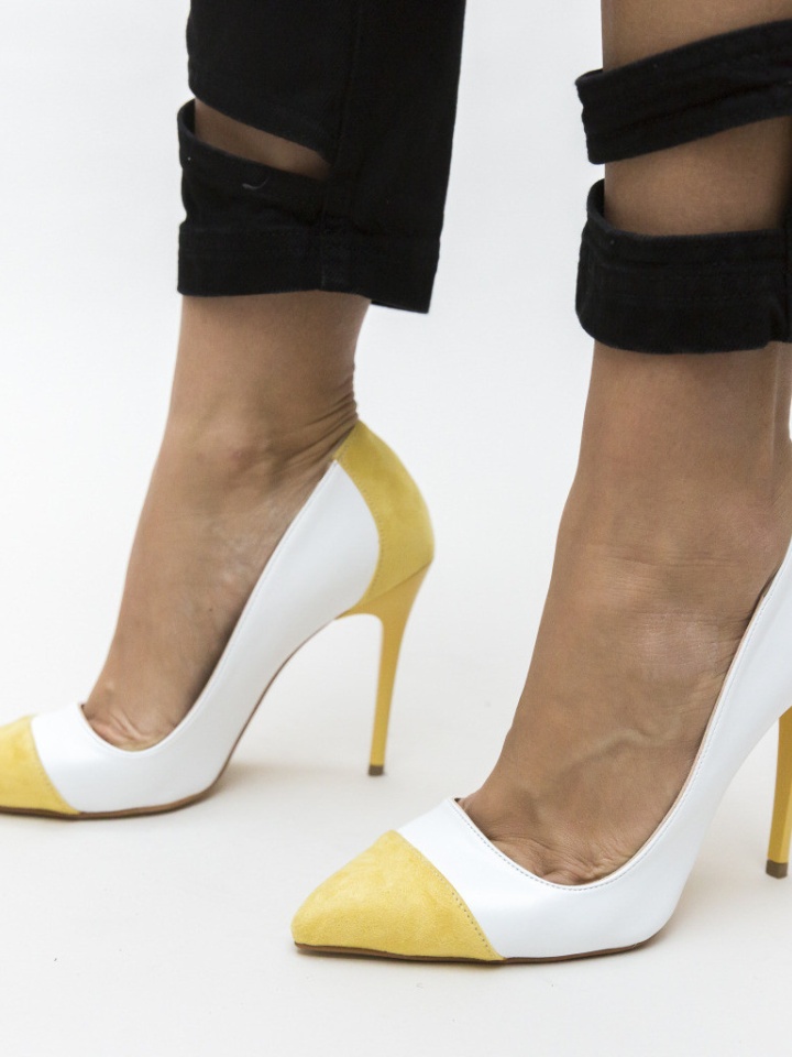Scarpe da donna Bianche Masume - Img 8