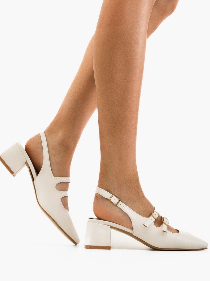 Scarpe da donna Bianche Wiktor - Img 1