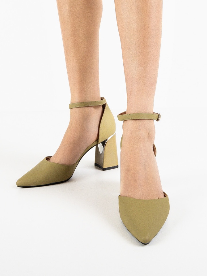 Scarpe da donna Khaki Popey - Img 2