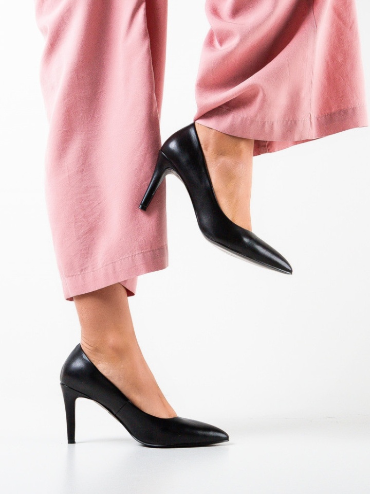 Scarpe da donna Nere Rose - Img 8