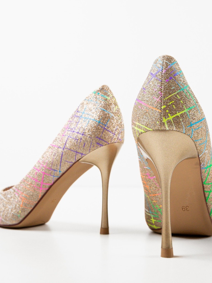 Scarpe da donna Oro Daisy - Img 9