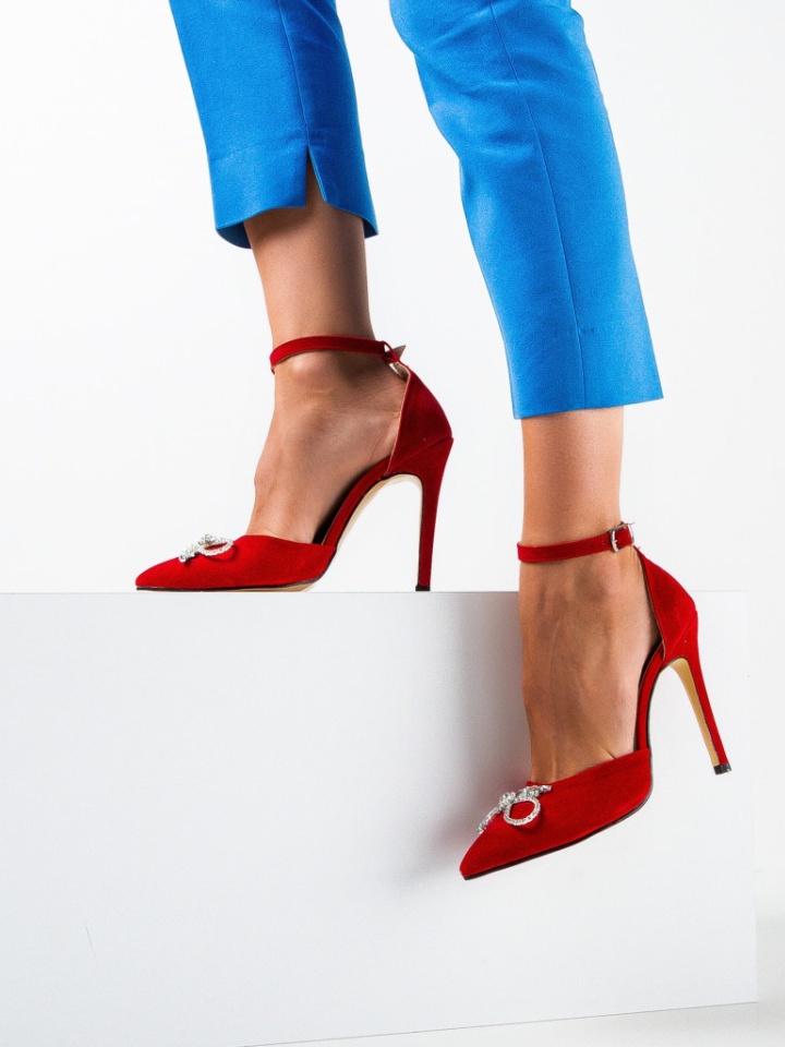Scarpe da donna Rosse Alamar - Img 4