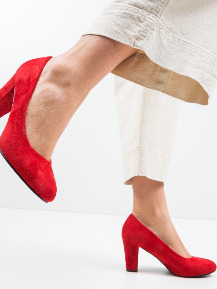 Scarpe da donna Rosse Esoum 3 - Img 3