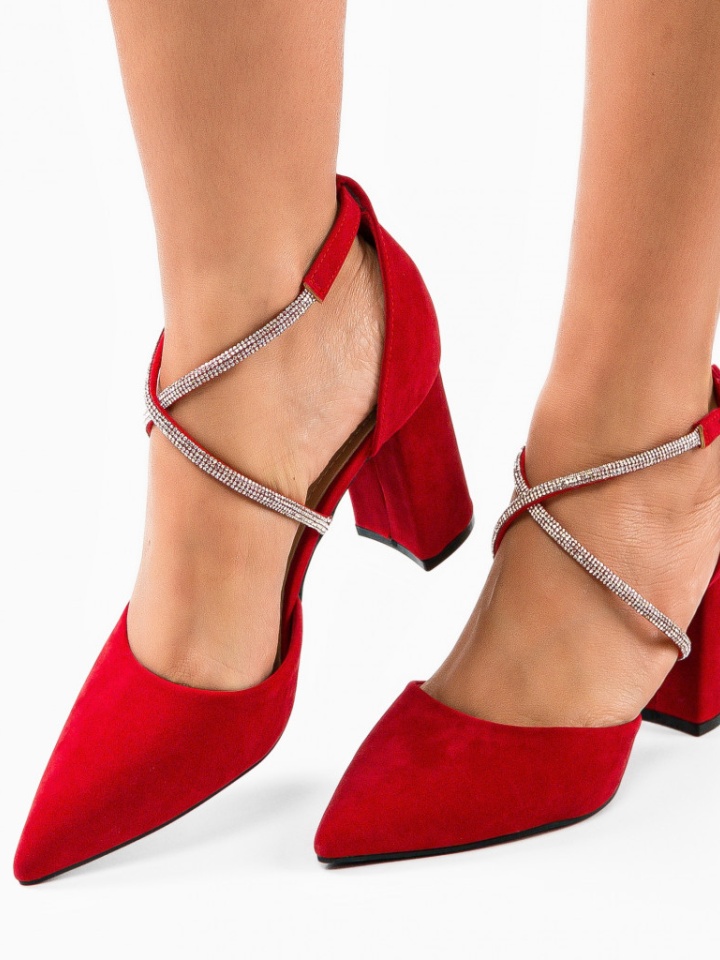 Scarpe da donna Rosse Menelaos - Img 3