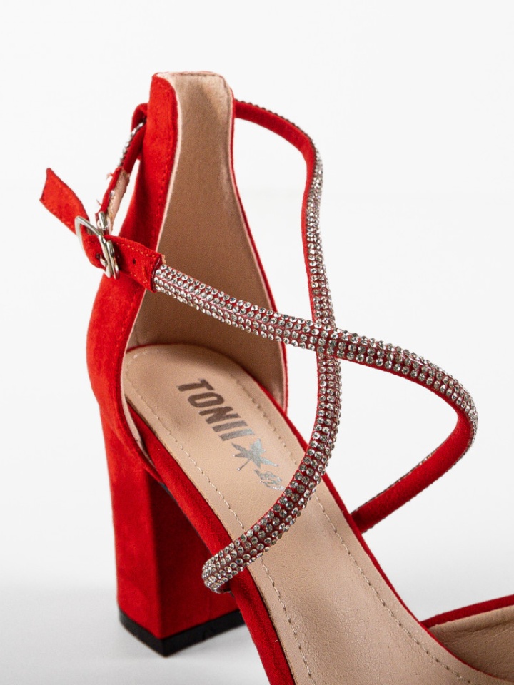 Scarpe da donna Rosse Santos - Img 8