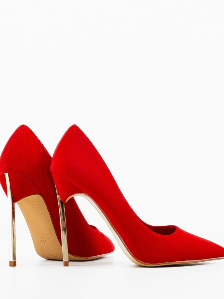 Scarpe da donna Rosse Totto - Img 5