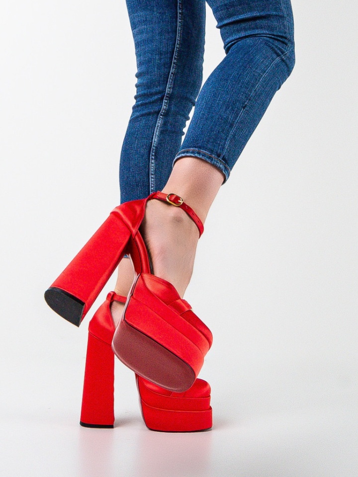 Scarpe da donna Rosse Versoma 2 - Img 9