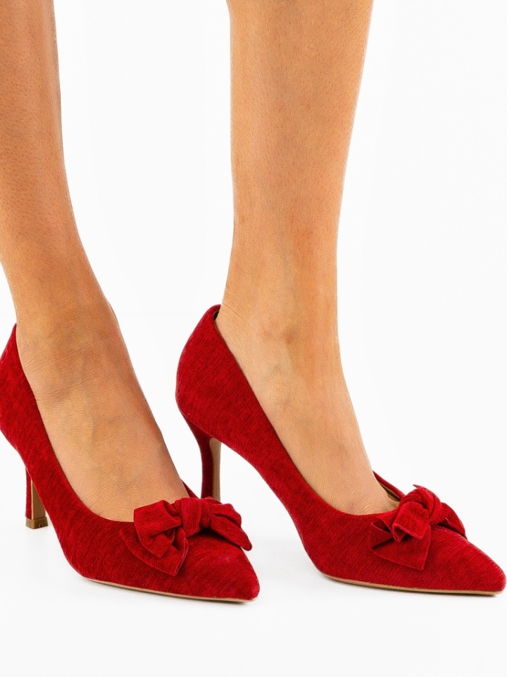 Scarpe da donna Rosse Vynel - Img 1