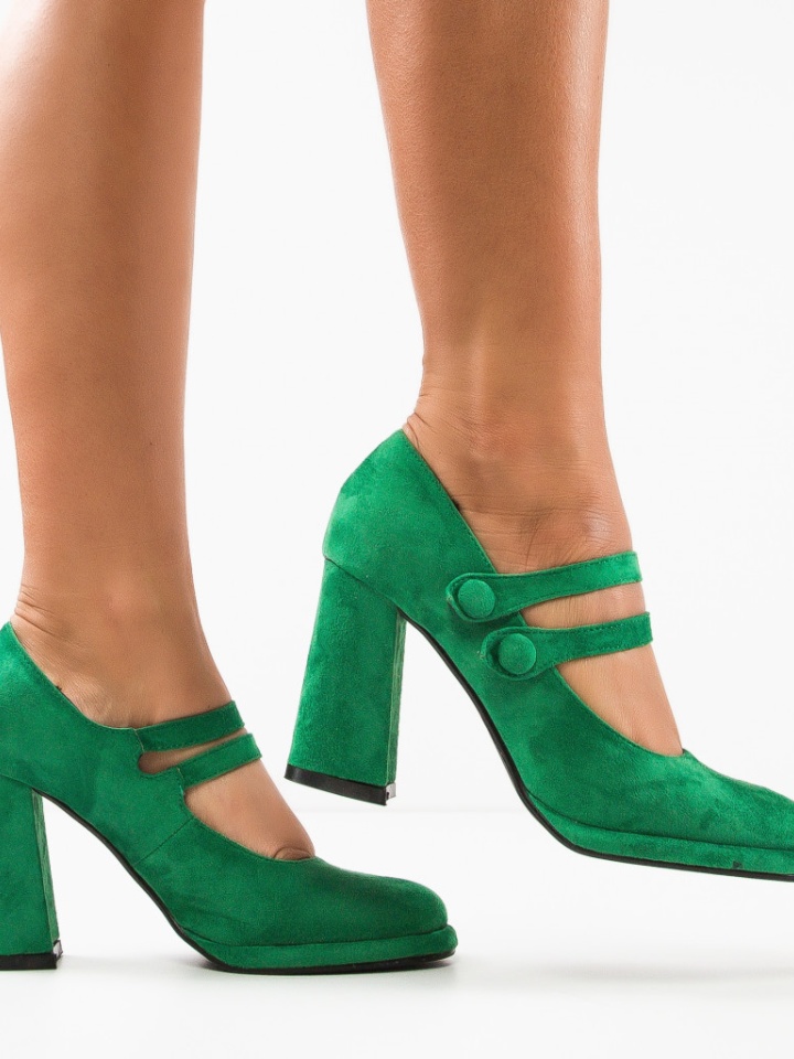 Scarpe da donna Verde Vintage - Img 3