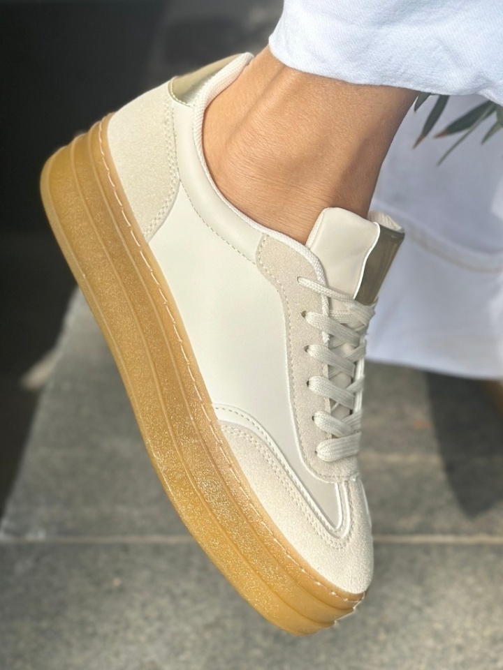 Scarpe sportive Beige Jaswin - Img 6