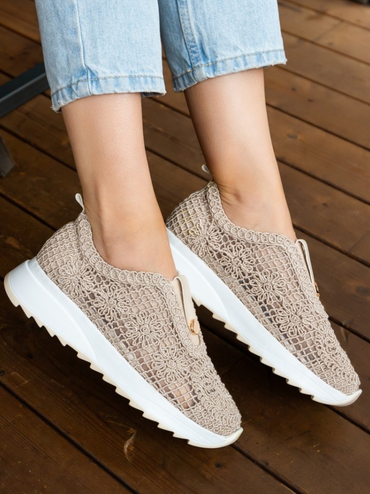 Scarpe sportive Beige Selima - Img 3