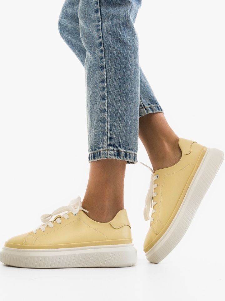 Scarpe sportive Gialle Spoke - Img 2