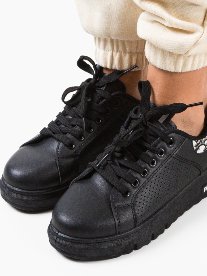 Scarpe sportive Nere Abraham - Img 3