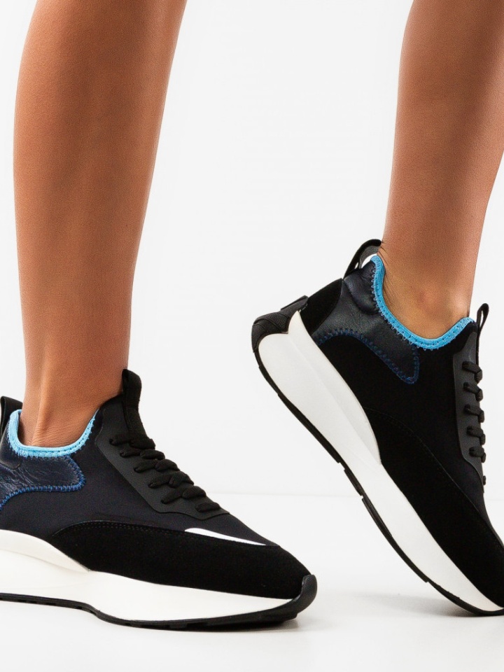 Scarpe sportive Nere Londan - Img 3