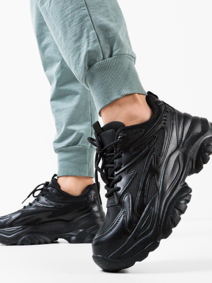 Scarpe sportive Nere Mike - Img 2