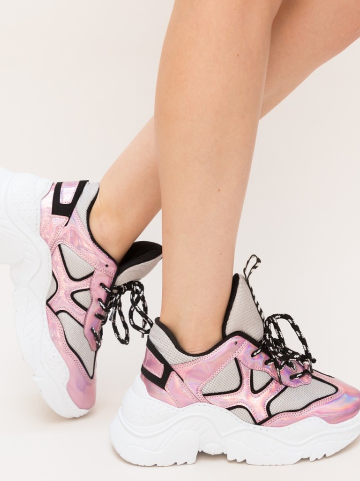 Scarpe sportive Rosa Romba - Img 4