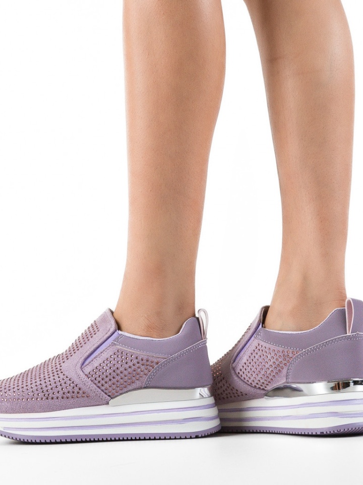 Scarpe sportive Viola Jazmin - Img 4