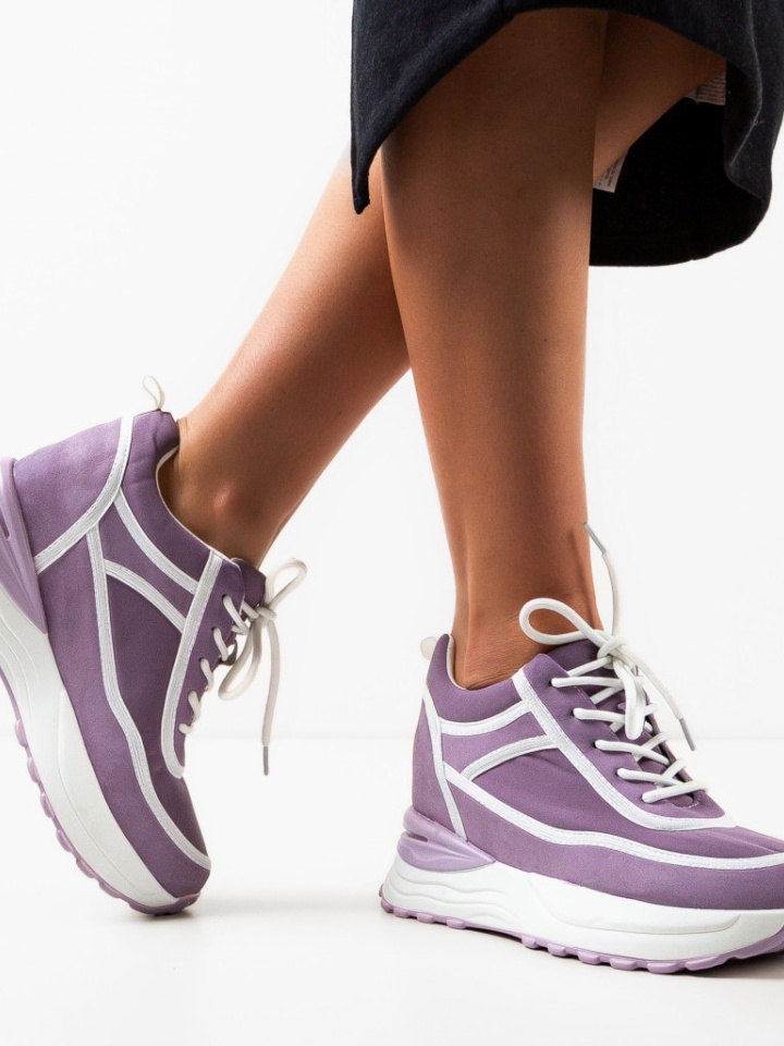 Scarpe sportive Viola Nioz - Img 2
