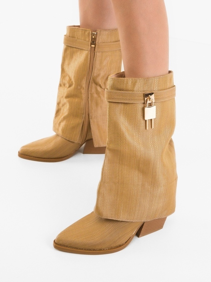 Stivali bassi Beige Raffa - Img 1