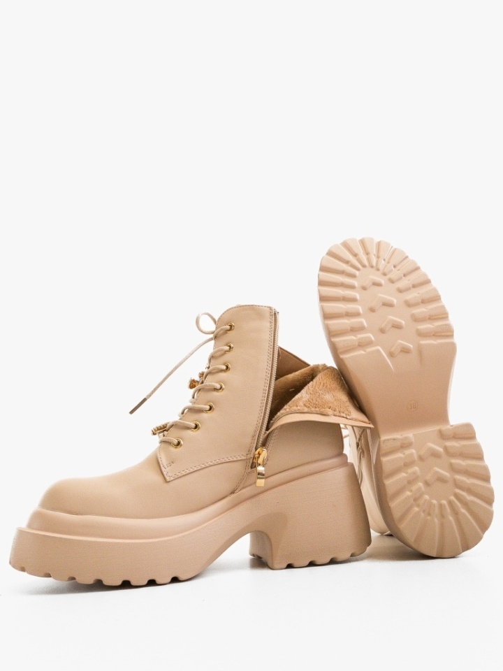 Tronchetti da donna Beige Bearr - Img 6