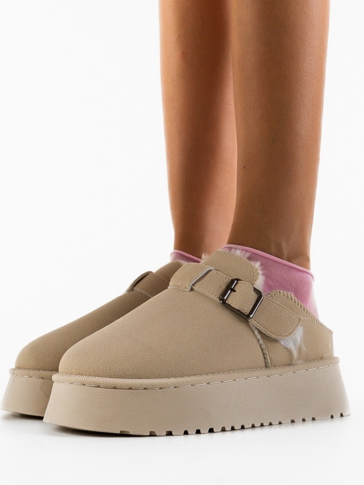Tronchetti da donna Beige Byrky - Img 2