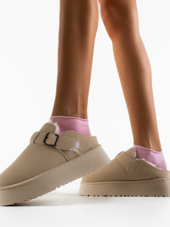 Tronchetti da donna Beige Byrky - Img 3