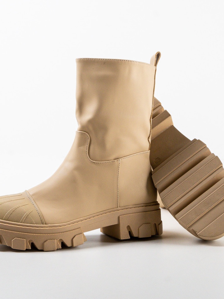 Tronchetti da donna Beige Genox - Img 8