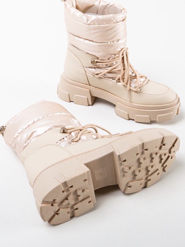 Tronchetti da donna Beige Mofy - Img 9