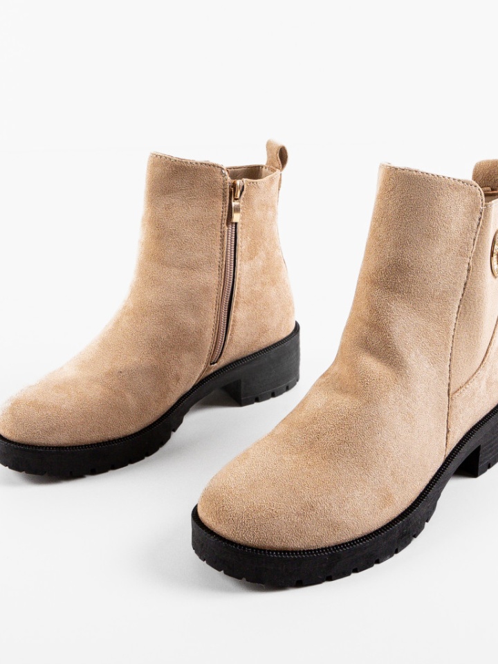 Tronchetti da donna Beige Stefa - Img 6