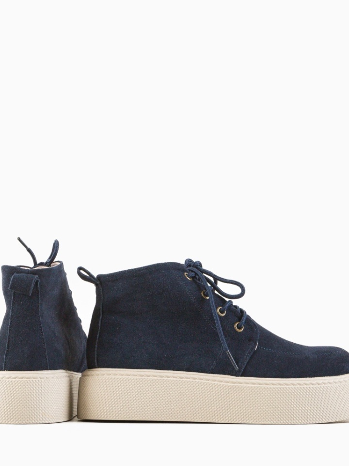 Tronchetti da donna Blu navy Claes - Img 5
