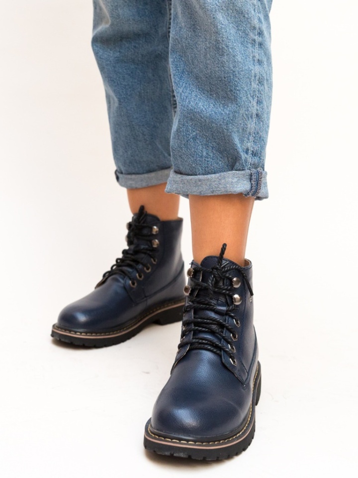 Tronchetti da donna Blu navy Reiko - Img 2