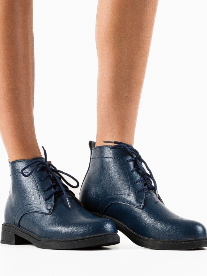 Tronchetti da donna Blu navy Tenzin - Img 1