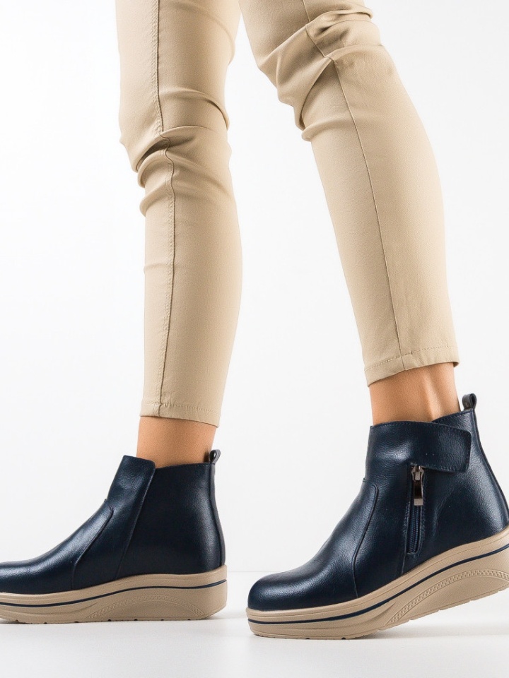 Tronchetti da donna Blu navy Tom - Img 2