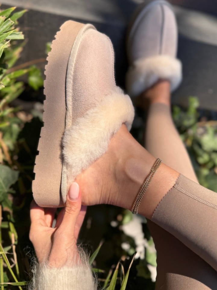 Pantofole Beige Larnaca - Img 1