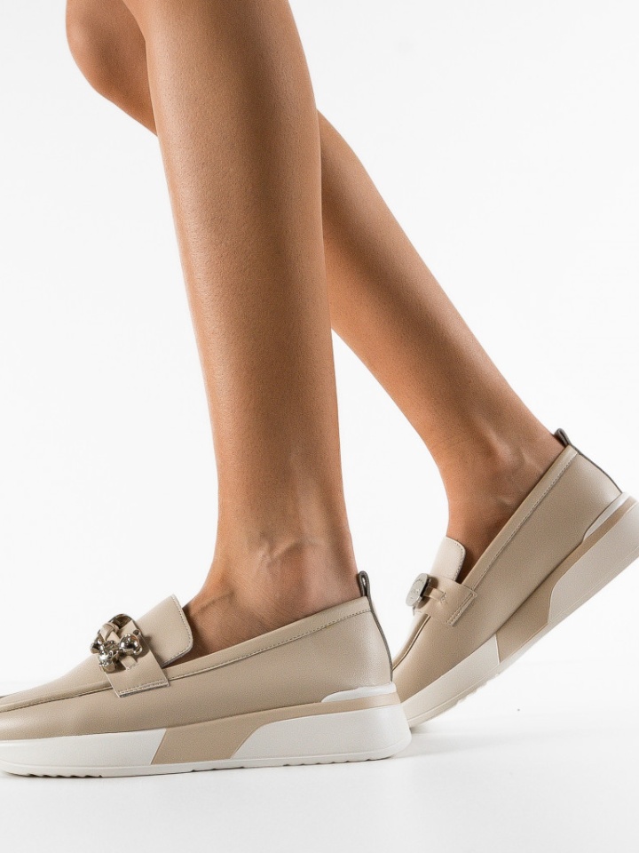 Scarpe casual Beige Adamo - Img 2