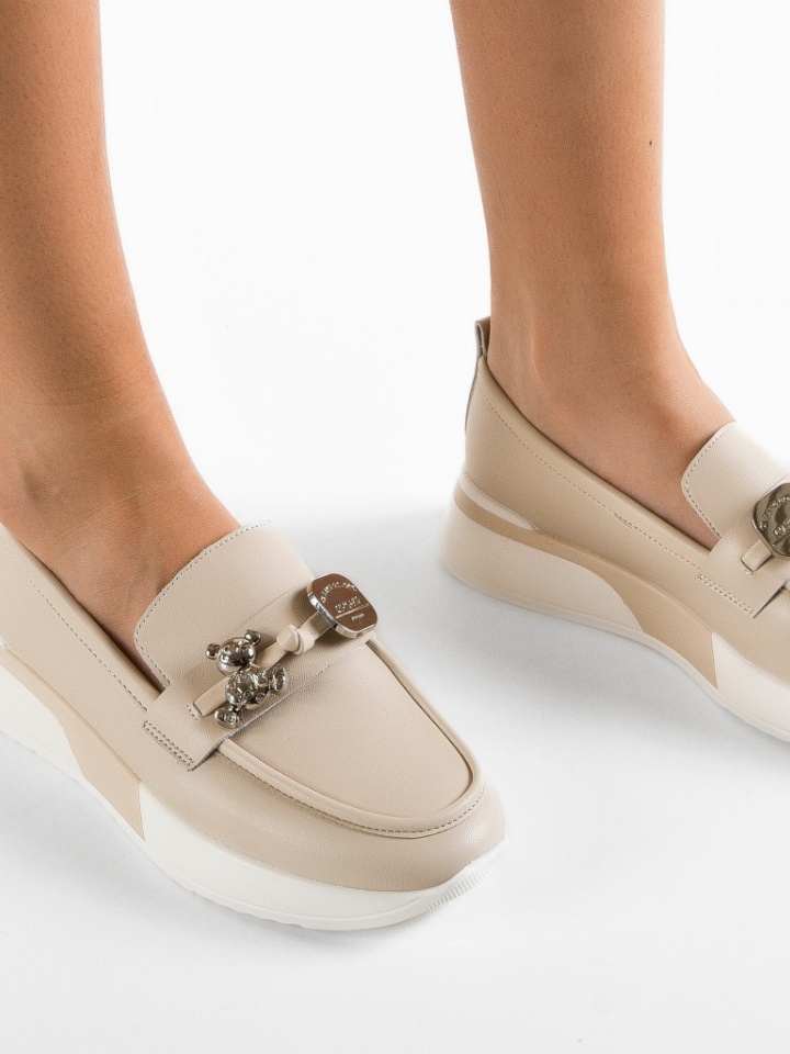 Scarpe casual Beige Adamo - Img 4