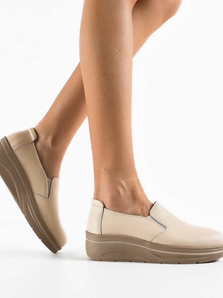 Scarpe casual Beige Alpino - Img 2