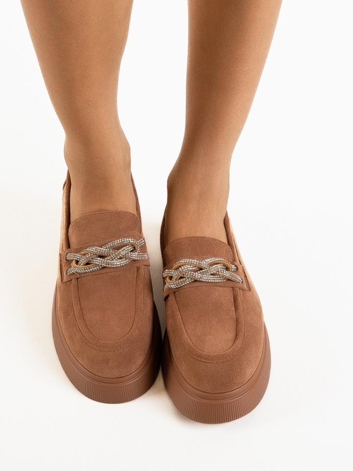 Scarpe casual Beige Hallel - Img 4