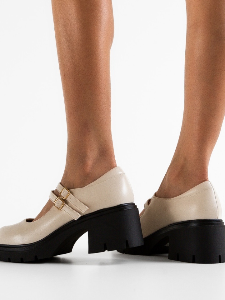 Scarpe casual Beige Jadvyga - Img 2
