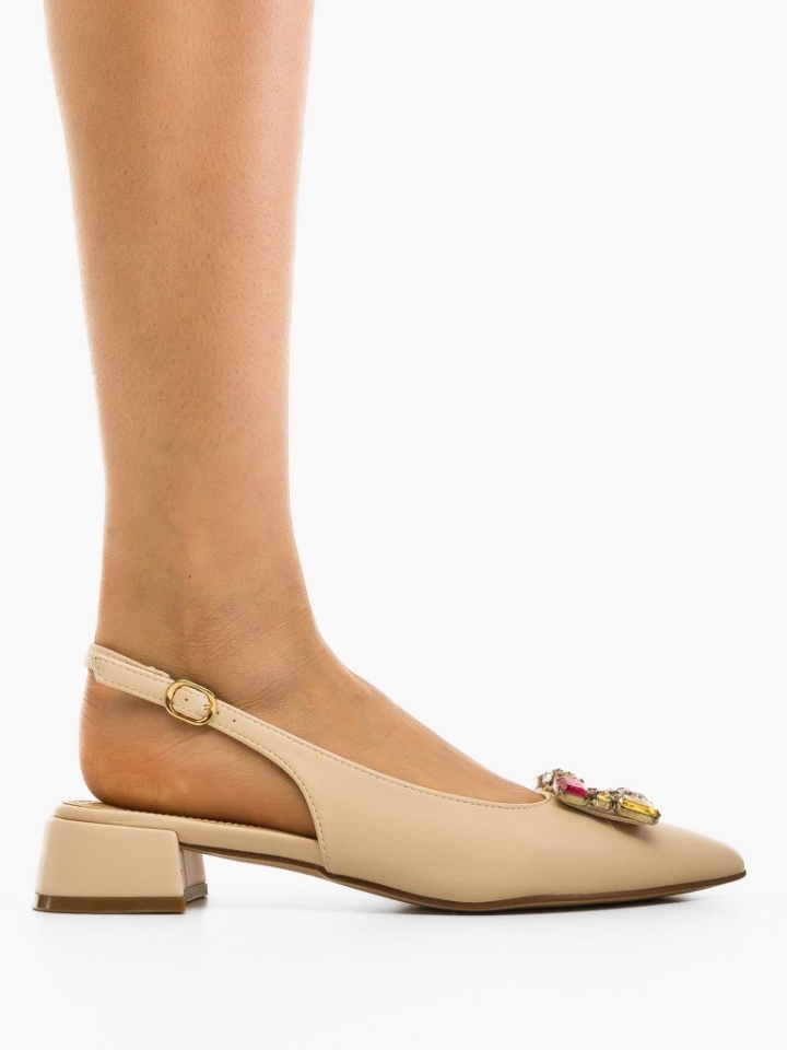 Scarpe casual Beige Migger - Img 3
