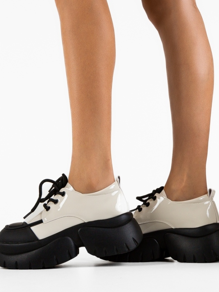 Scarpe casual Beige Miu - Img 1
