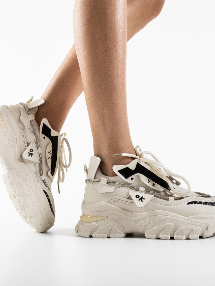 Scarpe casual Beige Reecola - Img 2