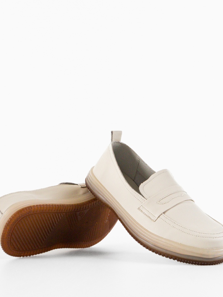 Scarpe casual Beige Taqqiq - Img 6