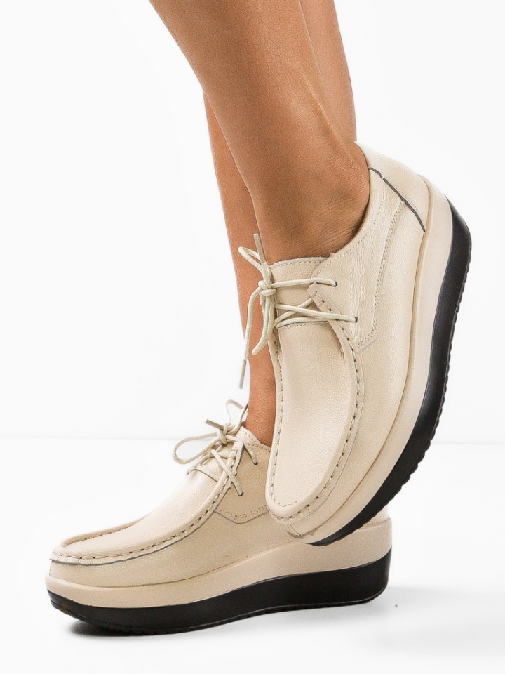 Scarpe casual Beige Vlasta - Img 1