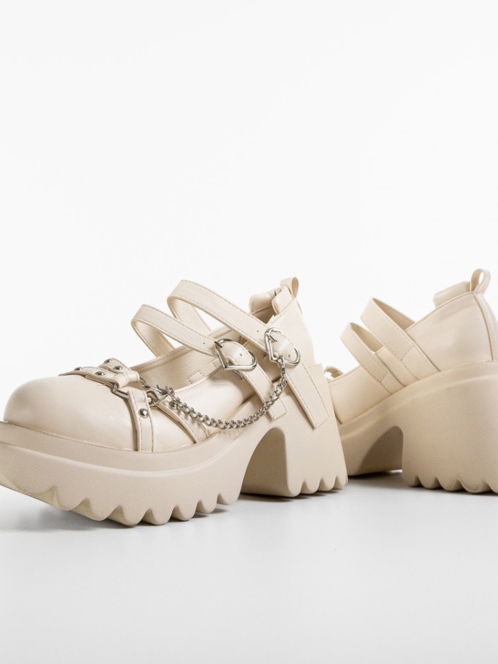 Scarpe casual Beige Ykeaz - Img 4